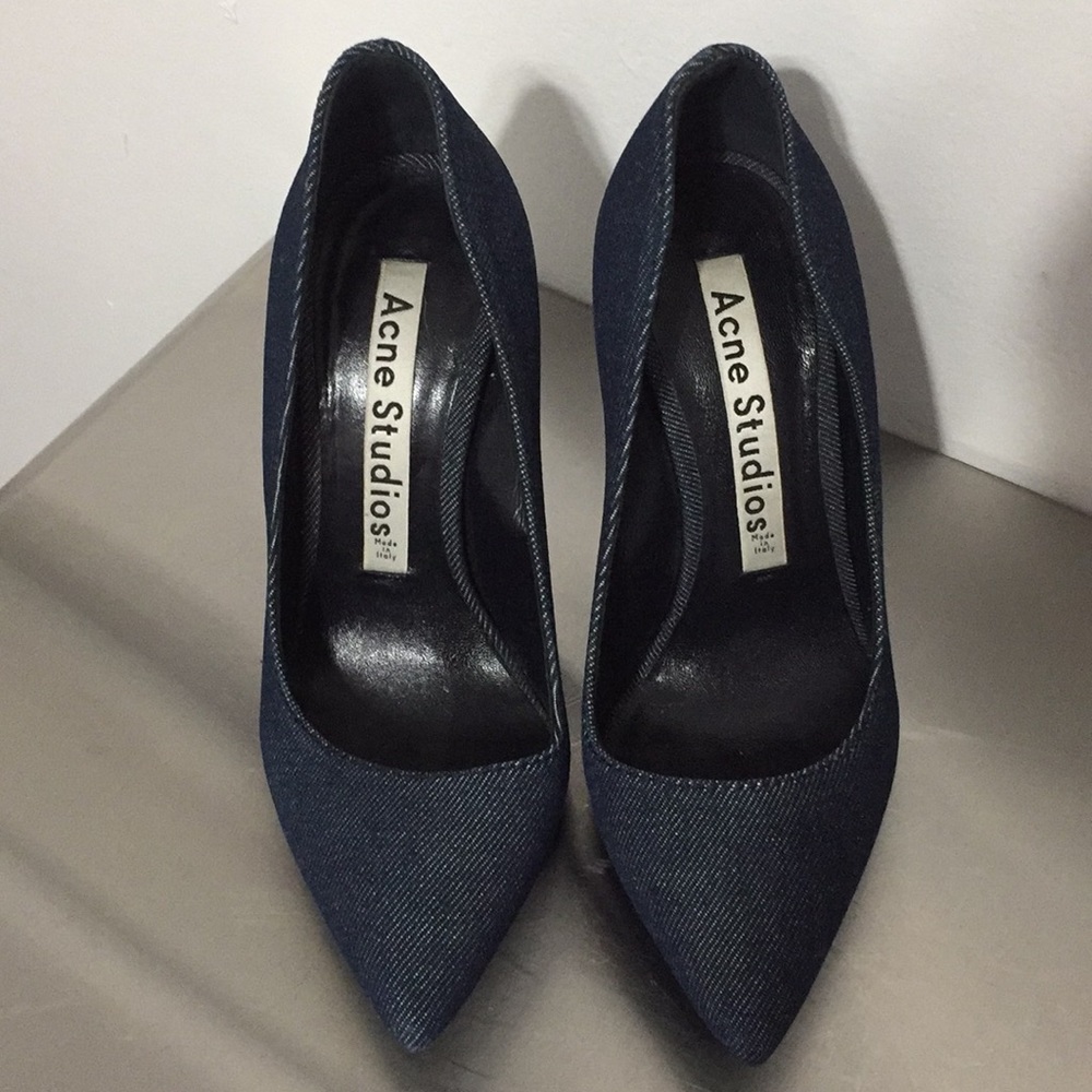 Acne Studios denim 4inch Heels *Italian luxury*